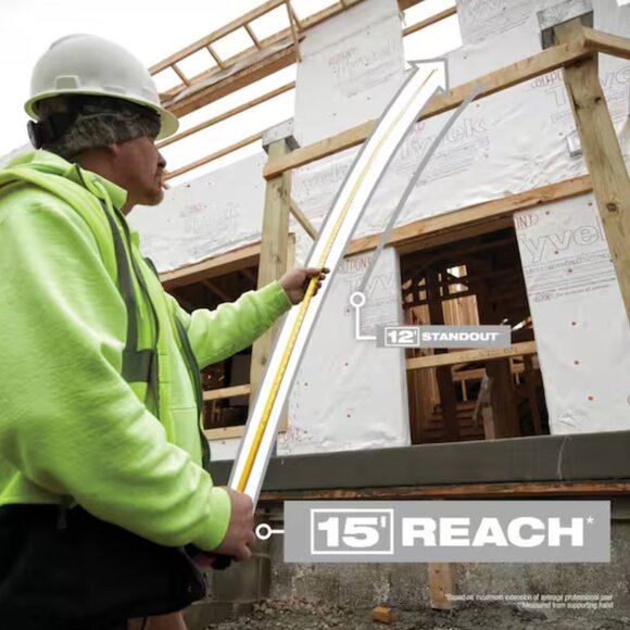 Milwaukee 25 ft Compact Magnetic Tape Measure 15 ft. Reach 2-Pack - Picture 3 of 7